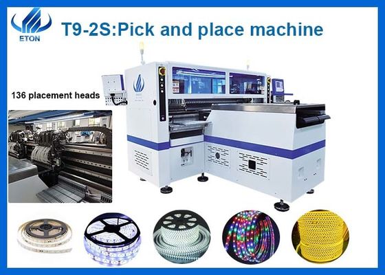 Full-Auto Roll To Roll 136 Head SMT Pick Place Machine per la luce a strisce flessibile a LED