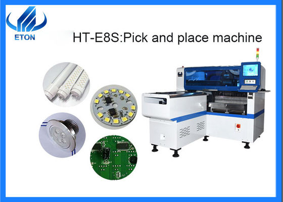 Linea di produzione di luci LED multifunzionale SMT Mounter HT-E8S 40K CPH