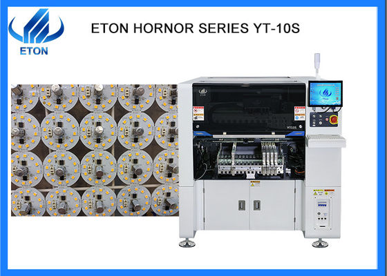 La macchina intelligente SMT dell'Assemblea del PWB delle 45000 capacità LED seleziona dispone la macchina con 10 teste