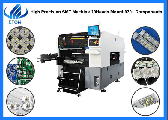 Scelta della lampadina di alta precisione LED e macchina 98000CPH del posto per 0201 componente