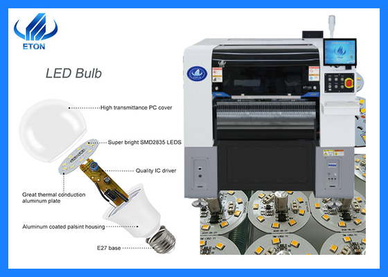 Macchina di montaggio SMT KT10S Precision CHIP±0.03mm & Speed 48000CPH pick and place machine