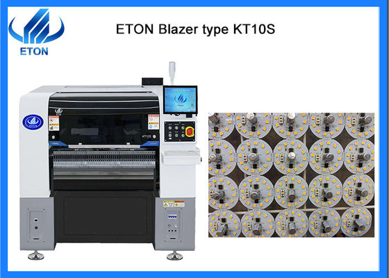 SMT 10 teste pick and place machine per illuminazione a LED / 500*470mm Max PCB