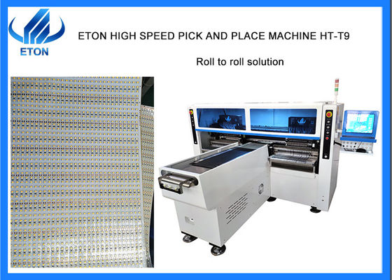 Roll To Roll Strip SMT Pick Place Machine per illuminazione a chip a LED