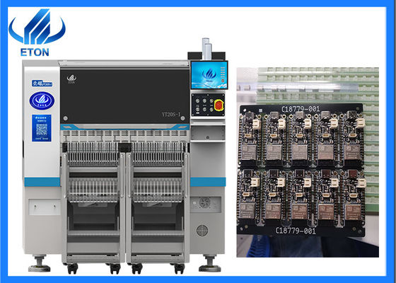 Personalizzabile 20 capelli Posizionamento modulare Precisione SMT Macchina Software libero Aggiornamento Produzione flessibile