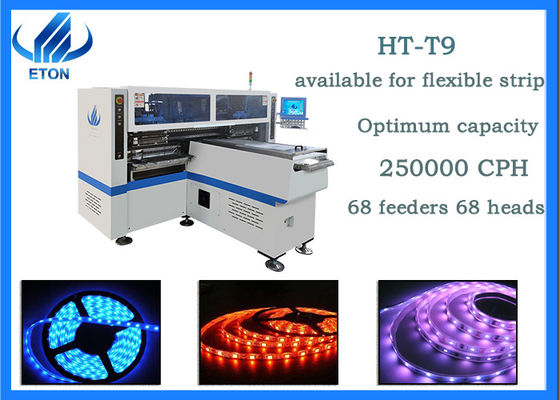 le macchine fotografiche digitali 250000CPH del PWB 5 di lunghezza 250mm*any hanno condotto la macchina flessibile del montaggio di SMT della striscia