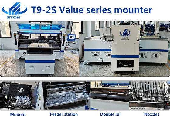 Full-Auto Roll To Roll 136 Head SMT Pick Place Machine per la luce a strisce flessibile a LED