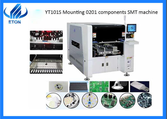 Singolo montaggio 0201 dell'esposizione di LED del modulo 10 chip Mounter delle teste 40000CPH SMT