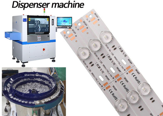 Distributore automatico di colla lunghezza 1800 mm con sistema di posizionamento CCD