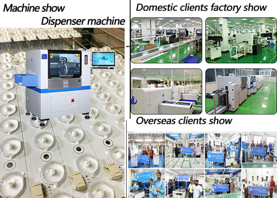 Distributore automatico di colla lunghezza 1800 mm con sistema di posizionamento CCD