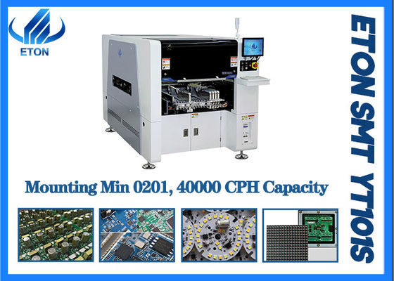 Macchina fabbricante componente 40000 CPH di 0201 LED per il bordo del PWB di alta precisione