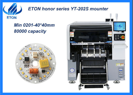 Di 0201 componente di SMT della scelta del posto della macchina testa doppia del montaggio del braccio doppio di alta precisione ultra