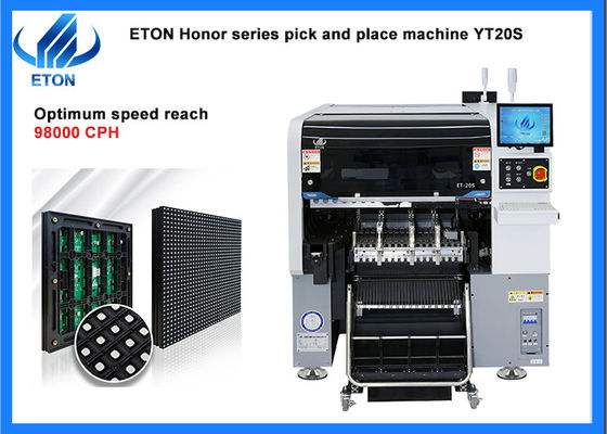 YT20S SMT Mounter per chip ultra piccoli 0201~40*40mm Large Chip Larger Component Range