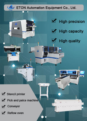 Ferrovia modulare della macchina del montaggio di ETON SMT doppia doppia per i bordi del PWB