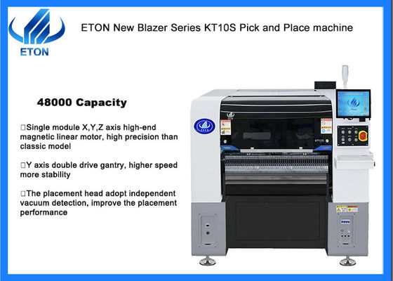 Macchina di posizionamento SMT multifunzione 10 ugelli 1490*2020*1650mm