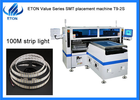 200m LED Strip SMT Pick And Place Machine Linea di soluzione automatica completa per componenti di condensatori