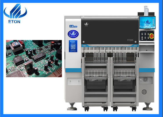 20 teste di assemblaggio PCB SMT Pick and Place Machine con software di R & S indipendente