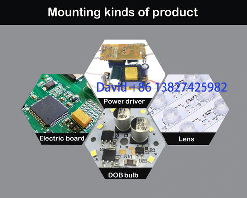 45000CPH 12 teste 28 alimentatori lampadina a led SMT macchina di produzione di illuminazione linea di produzione