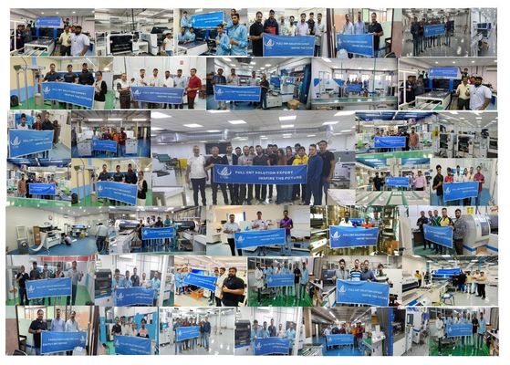 90000cph SMT Pick And Place Machine 24 teste SMT Montatore Linea di produzione LED