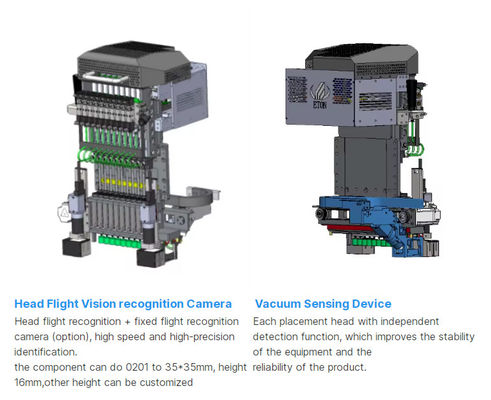 Dispositivo di montaggio ad alta velocità SMT per PCB elettrici da 1,2 m personalizzato