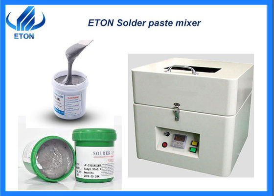 SMT Solder Paste Mixer AC 220V Fornitura di alimentazione 1000 giri al minuto Velocità massima per la miscelazione
