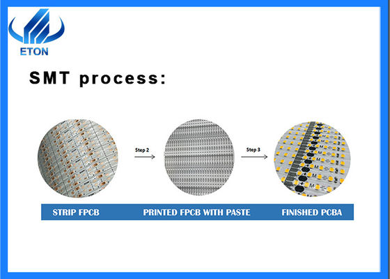Macchina SMT di precisione per l'assemblaggio di strisce LED morbide 0201 Componente capace