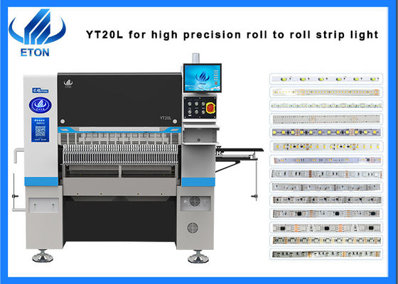 Macchina SMT di precisione per l'assemblaggio di strisce LED morbide 0201 Componente capace