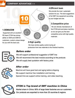 scelta ad alta velocità di 200K CPH e luce di striscia della macchina HT-F9 LED del posto che fa macchina