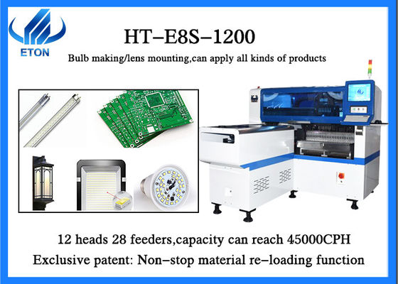la lente che rende a montaggio della lampadina 45000 teste di CPH 12 28 alimentatori seleziona e macchina del posto