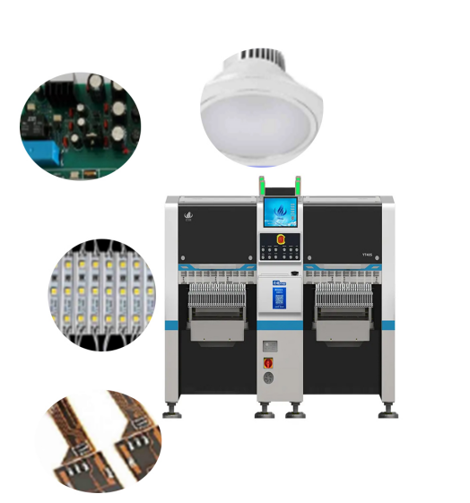  four –modual ultra-high-speed pick and place machine